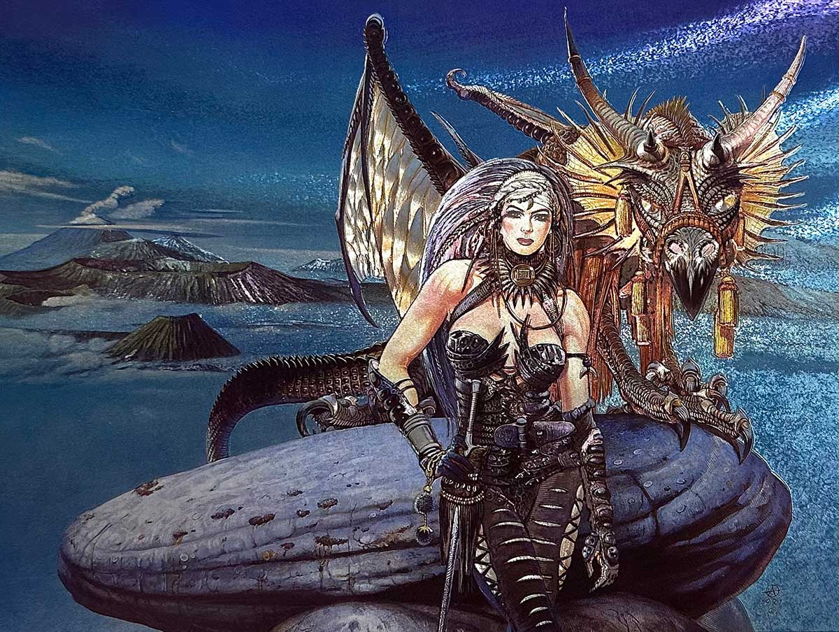 Die Drachenkönigin Alu Effekt Bild Fantastic | Pictures 16x21 kaufen