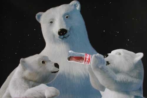 Coca-Cola Polar Bear Close